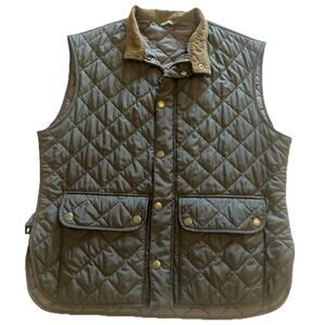 Men's Quilted Vest - Black and Brown